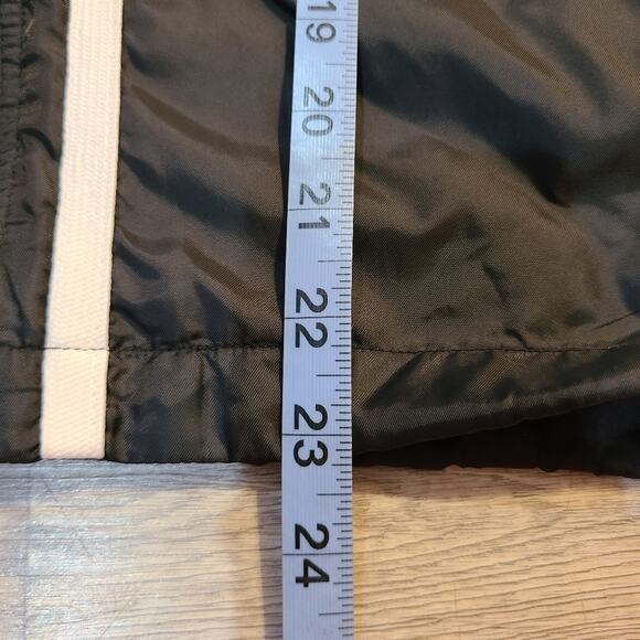 Gap size small women's jogger wind jacket black white striped - Picture 10 of 10